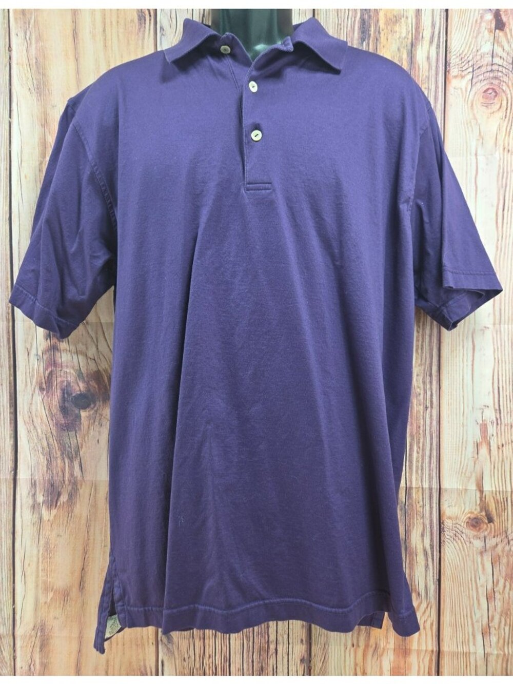 Peter Millar Mens Purple Polo Size Large